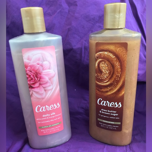 Caress 18oz pink and gold body wash—selling both - Picture 1 of 7